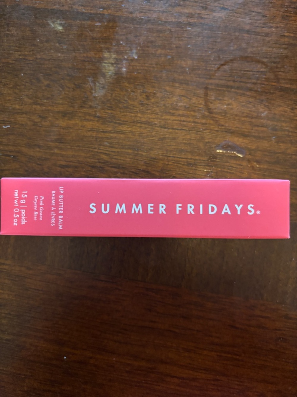 Summer Fridays Lip Butter Balm — Coral Box
